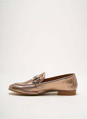 Mocassins tissage satiné talon plat jusqu'à 3cm rose JHAY femme