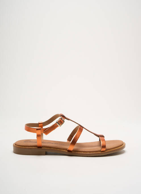 Sandales/Nu pieds orange CARLA TORTOSA pour femme