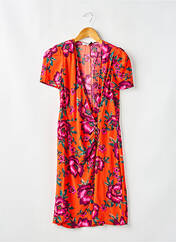 Robe mi-longue orange MORGAN pour femme seconde vue