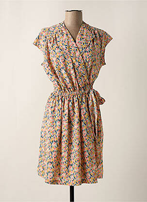 Robe courte manches courtes manches courtes vert MOLLY BRACKEN femme