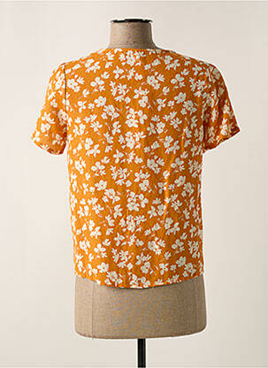 T-shirt col v manches courtes orange TIFFOSI femme