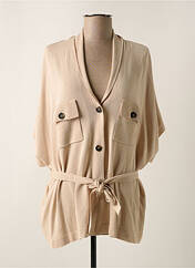 Gilet manches courtes beige TIFFOSI pour femme seconde vue