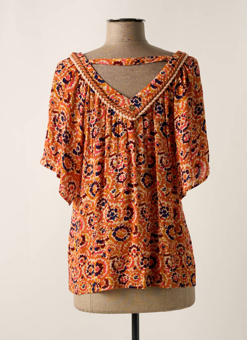 Blouse orange LOLA ESPELETA pour femme
