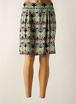 Jupe courte coupe évasée noir MOLLY BRACKEN femme