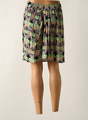 Jupe courte coupe évasée noir MOLLY BRACKEN femme
