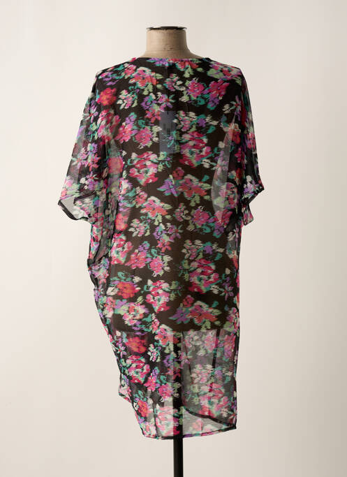 Robe de plage tissage crêpe noir MOLLY BRACKEN femme