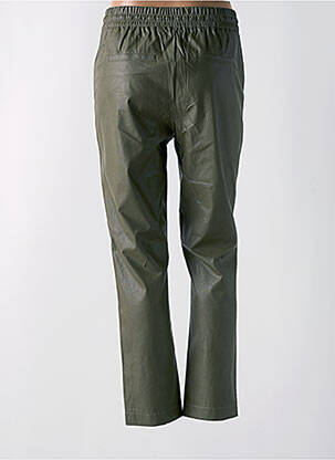 Pantalon droit taille haute taille haute vert B.YOUNG femme