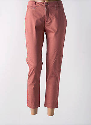 Pantalon 7/8 stretch taille normale rose fonce SALSA femme
