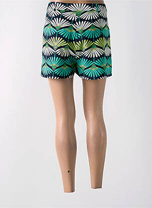 Short taille à pinces taille haute vert MOLLY BRACKEN femme