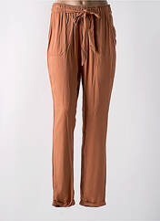 Pantalon droit marron DEELUXE pour femme seconde vue