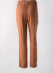 Pantalon droit marron DEELUXE pour femme seconde vue