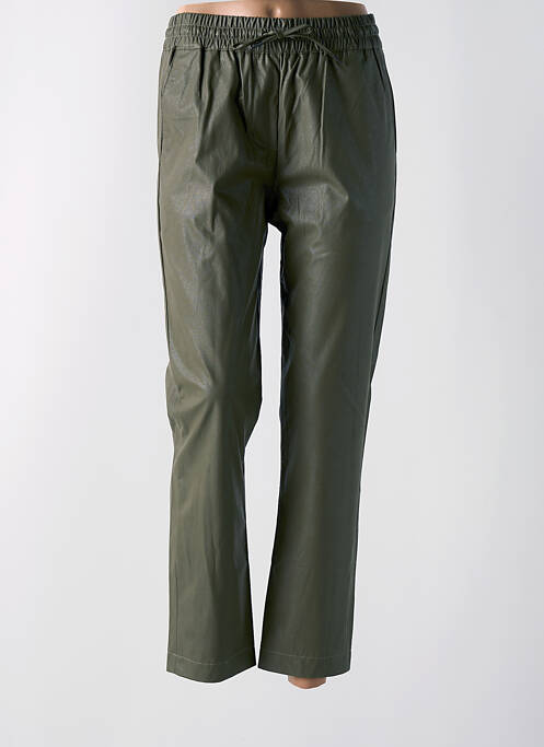 Pantalon droit vert B.YOUNG pour femme