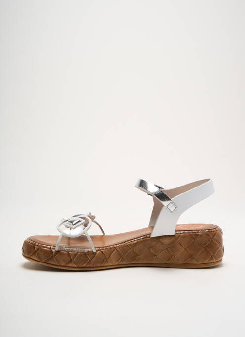 Sandales/Nu pieds argent PORRONET pour femme