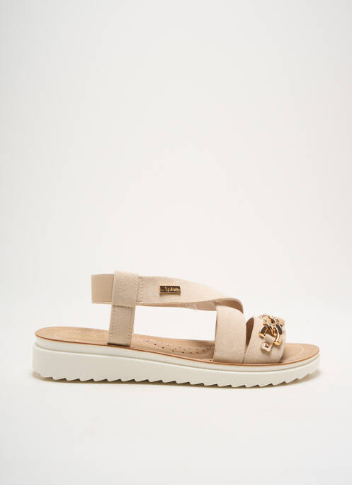 Sandales/Nu pieds beige LES P'TITES BOMBES pour femme