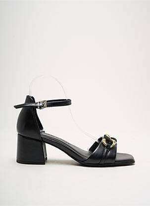 Sandales/nu pieds matière lisse talon de 4 à 6cm noir MARCO TOZZI femme