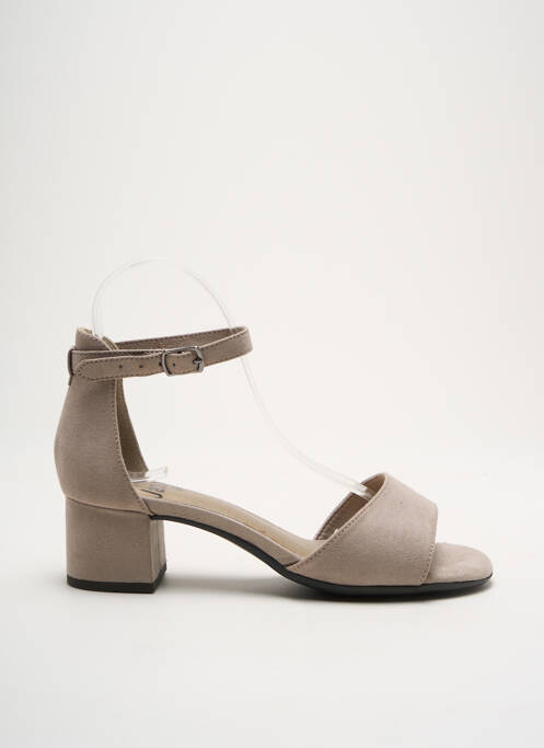 Sandales/Nu pieds gris JANA pour femme