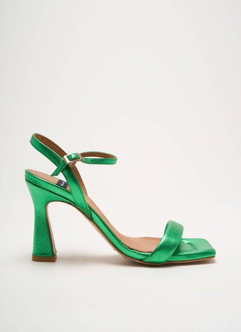 Sandales/Nu pieds vert ANGEL ALARCON pour femme