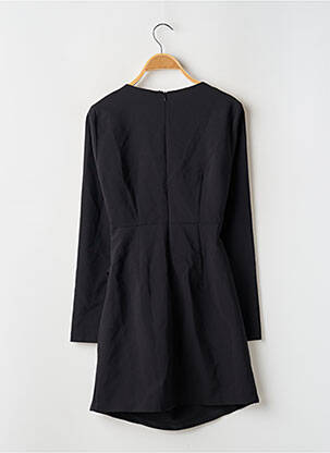 Robe courte fermeture zippée au dos manches longues noir ZARA femme