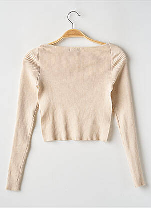 Gilet manches longues coupe cintrée beige NASTY GAL femme