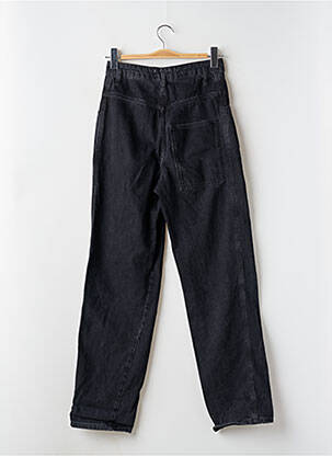 Jeans coupe droite taille haute taille haute noir ZARA femme