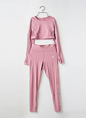 Ensemble pantalon manches longues rose OCEANS APART femme