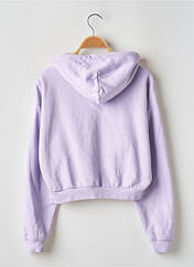 Sweat-shirt à capuche violet SANS MARQUE pour femme seconde vue