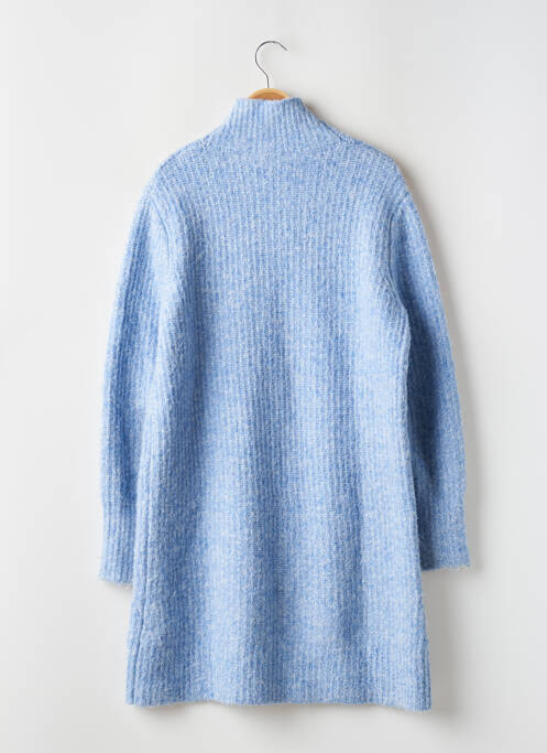 Robe pull coupe droite manches longues bleu ZARA femme