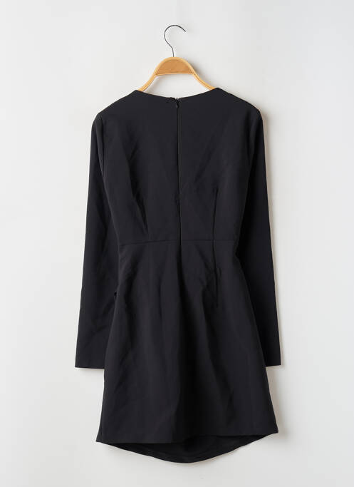 Robe courte fermeture zippée au dos manches longues noir ZARA femme