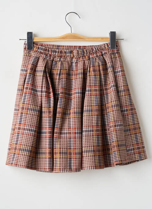 Jupe courte marron LILI SIDONIO femme