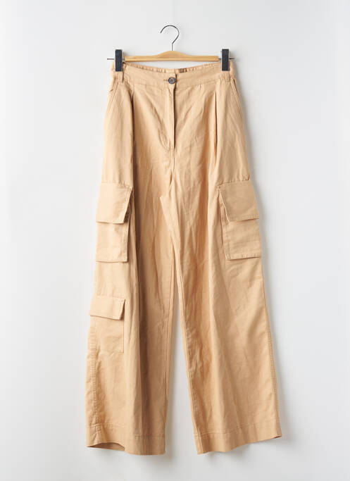 Pantalon large beige MONKI pour femme