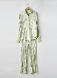 Ensemble pantalon fermeture boutonnée sur le devant vert NASTY GAL femme