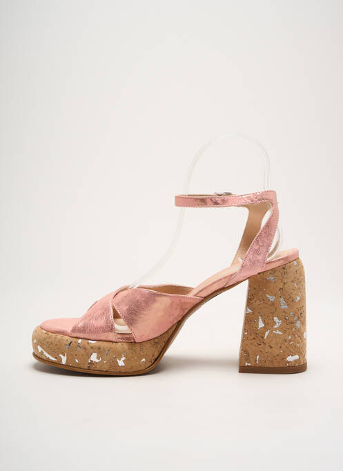 Sandales/Nu pieds rose FRU.IT pour femme