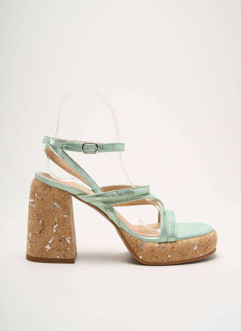 Sandales/Nu pieds vert FRU.IT pour femme