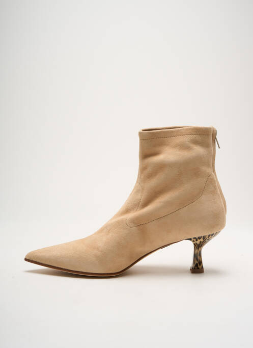 Bottines/Boots beige FRU.IT pour femme