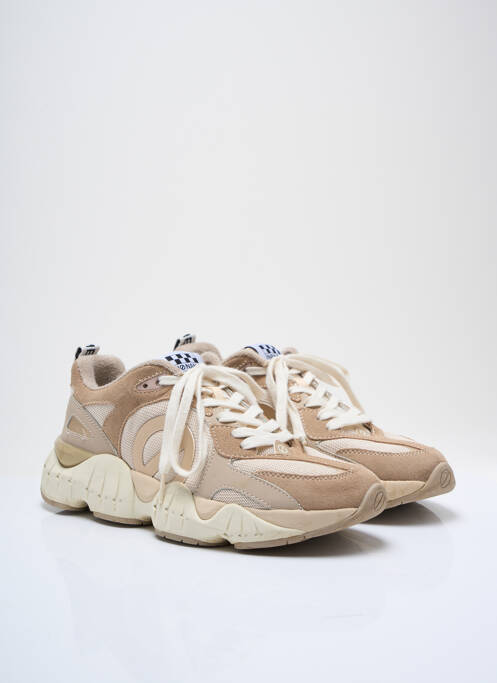 Baskets beige NO NAME pour femme