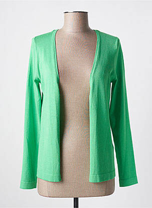 Gilet manches longues manches longues vert KAFFE femme