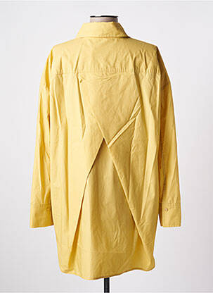Chemisier coupe droite manches longues jaune IN WEAR femme