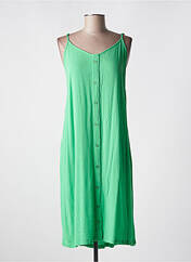 Robe mi-longue vert KAFFE pour femme seconde vue