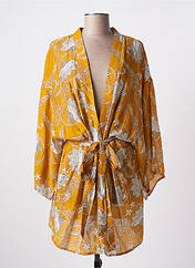 Veste kimono jaune SEE U SOON pour femme seconde vue