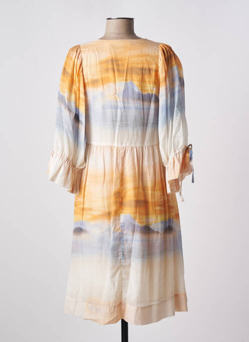 Robe mi-longue orange IN WEAR pour femme