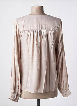 Blouse poignets boutonnés avec fente manches longues gris KAFFE femme