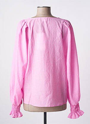 Blouse manches longues manches longues rose KAFFE femme