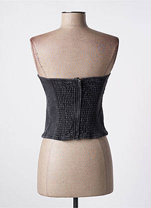 Top stretch sans manche noir KAFFE femme