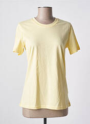 T-shirt jaune KAFFE pour femme seconde vue