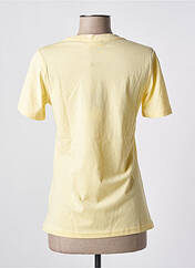 T-shirt jaune KAFFE pour femme seconde vue