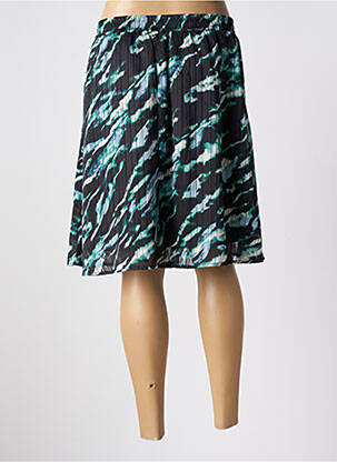 Jupe mi-longue coupe droite noir KAFFE femme