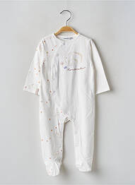 Pyjama manches longues blanc NOUKIE'S enfant