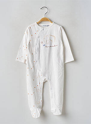 Pyjama manches longues blanc NOUKIE'S enfant