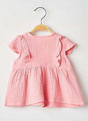 Blouse manches courtes manches courtes rose NOUKIE'S fille
