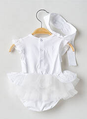 Robe courte blanc MAYORAL pour fille seconde vue